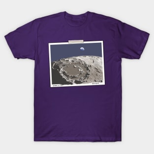 Earthrise From A Lunar Landscape T-Shirt